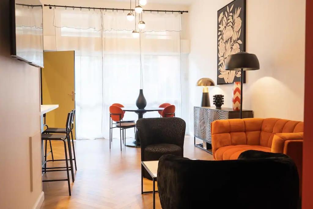 E Fauvette Appartement De Standing Avec Terrasse Épernay Dış mekan fotoğraf